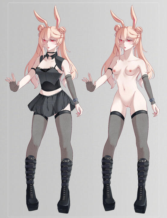full body + alt clothing